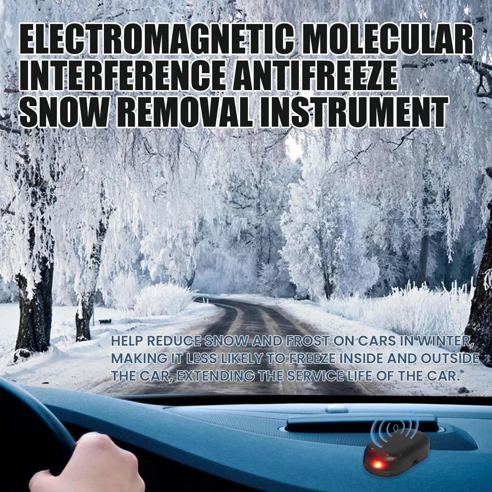 1/2Pcs Car Deicer Antifreeze Deicing Snow Removal Instrument Car Glass Deicing Device Defrosting Defogging Tool Care Products
