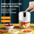 Portable Electric Garlic Masher and Multi-Function Meat Grinder with USB Charging - Mini Vegetable Chopper