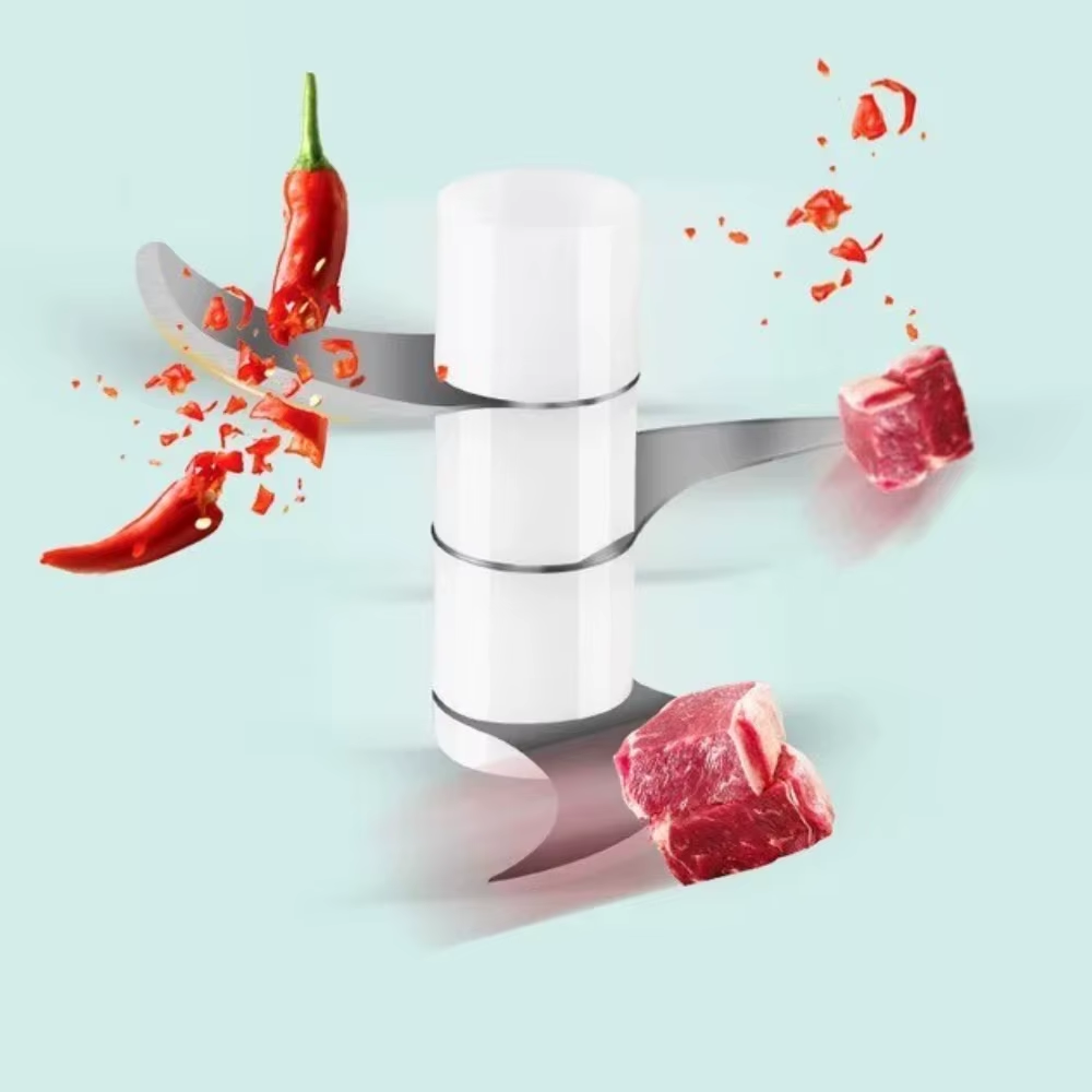 Portable Electric Garlic Masher and Multi-Function Meat Grinder with USB Charging - Mini Vegetable Chopper
