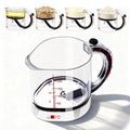 Adjustable Measuring Cup Multi-Functional Measuring Cup with Scraper-Style Seal Base Measurings Cube Cups for Cooking Kitchen